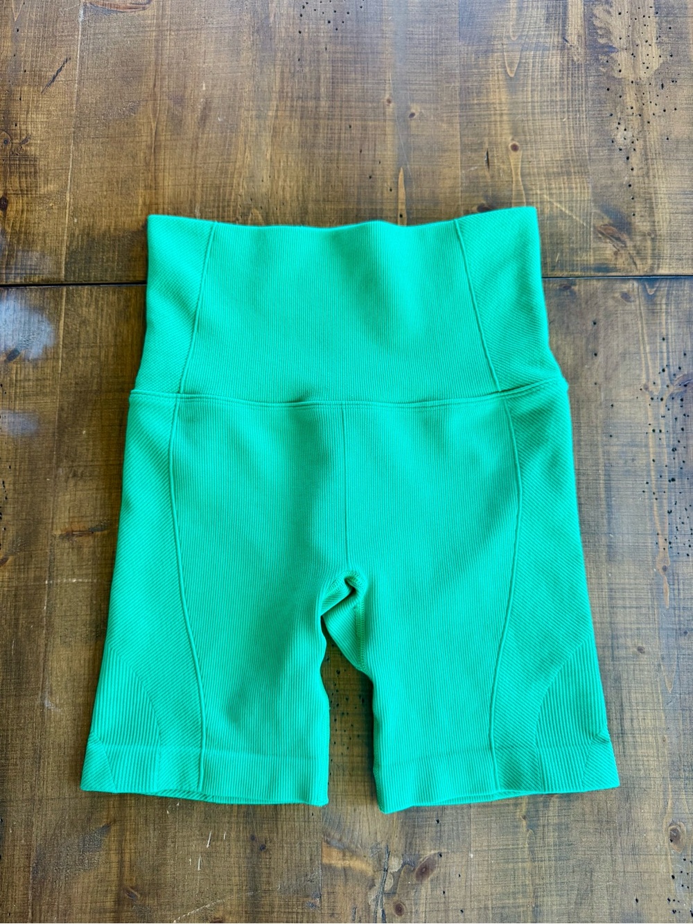 All in motion Green High-rise Seamless Core Bike Shorts
